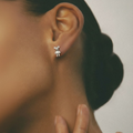 The Bear Earrings (Silver)