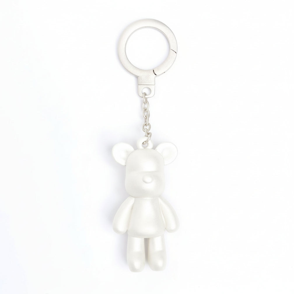 THE BEAR Keychain (White)