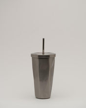Load image into Gallery viewer, Metallic Cup with a Straw