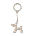 Pure Silver S925 Balloon Dog Keychain