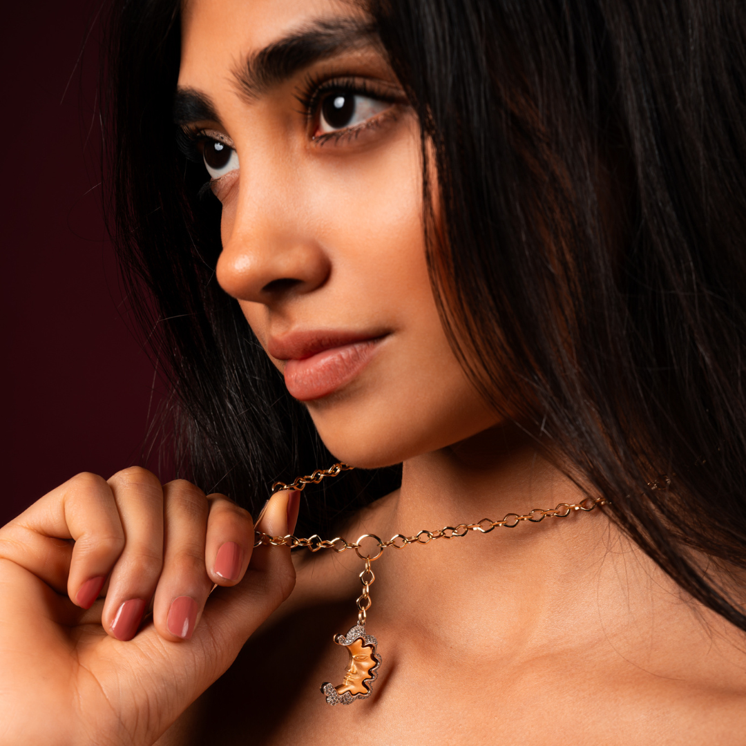 Crescent Light Necklace