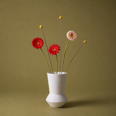 Frosted glaze vase
