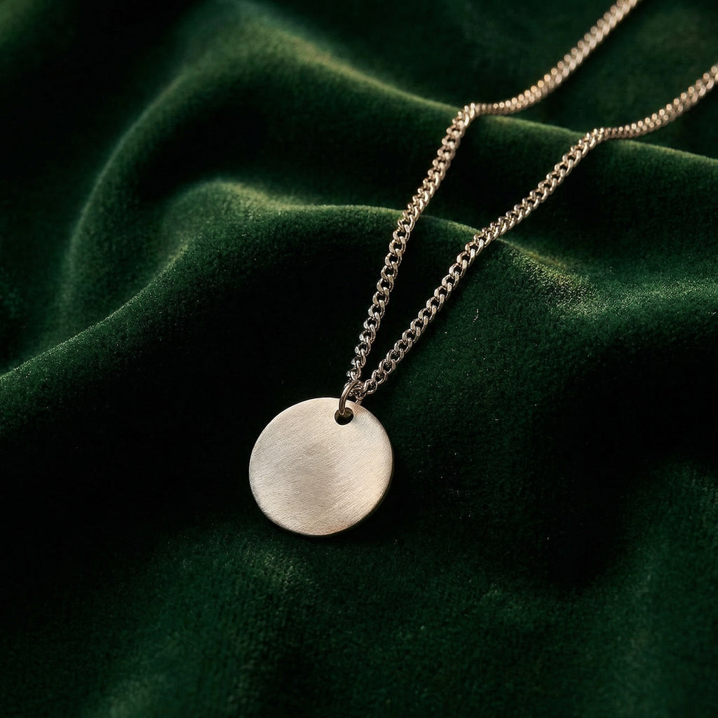 Silver Coin Necklace