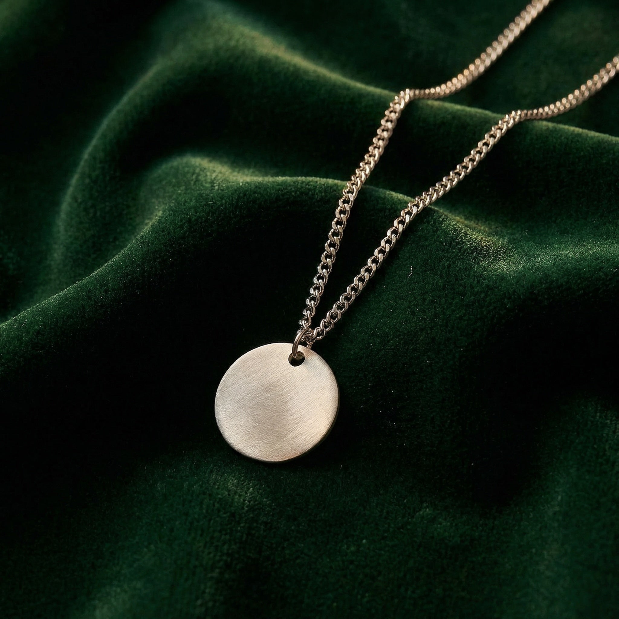 Silver Coin Necklace