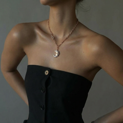 Crescent Light Necklace