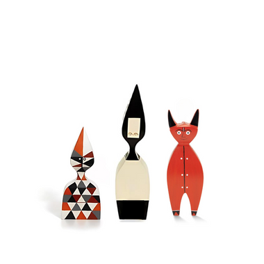 3 Wooden Dolls