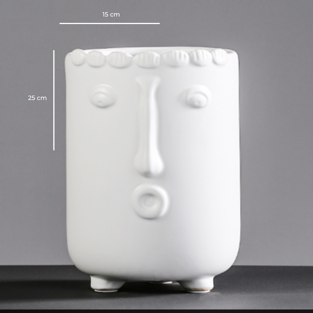 Artistic matt vase